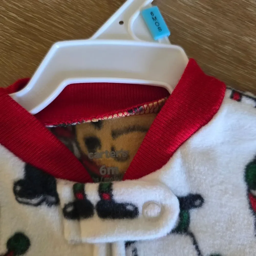 NWT Carter’s Santa, Cookies & Milk Pajama Set